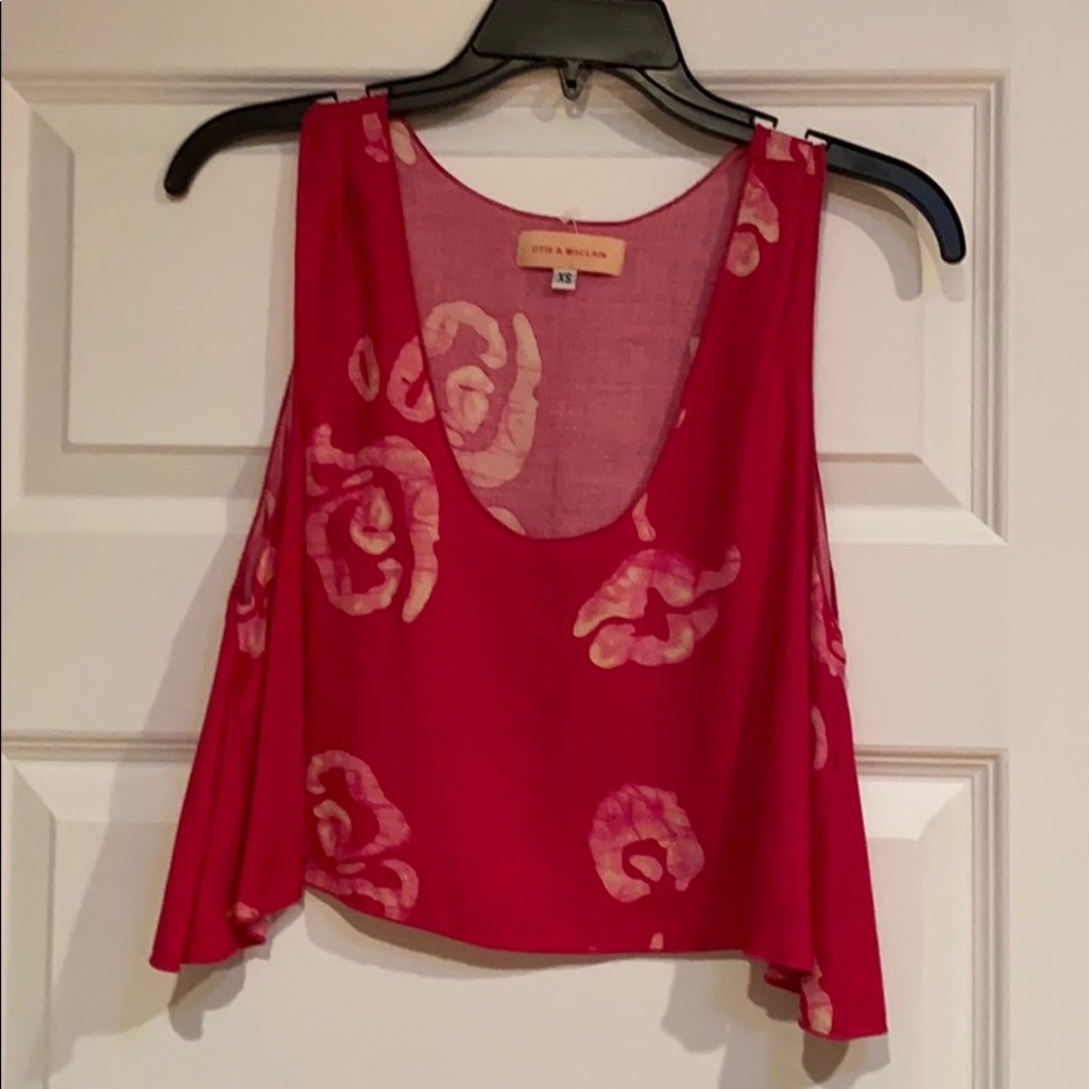 Otis and MacLain crop top shirt Anthropologie